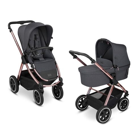 Carucior 2 in 1 Samba Bubble Diamond ABC Design, Culoare: Gri