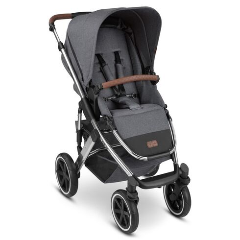 Carucior 2 in 1 Salsa 4 Air Asphalt Abc Design, Culoare: Gri/Negru, Model: 2 in 1 - poza 3 - ExclusivMAG.ro