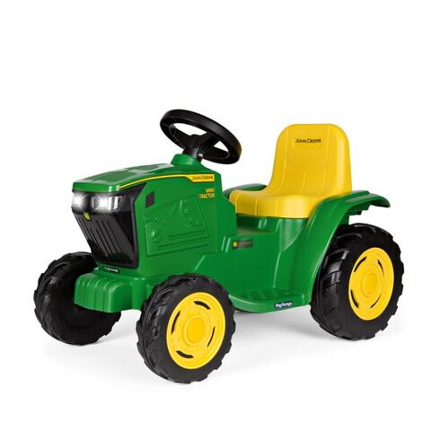 Tractor electric Peg Perego Mini JD John Deere, 6V, 12luni +, Verde / Galben