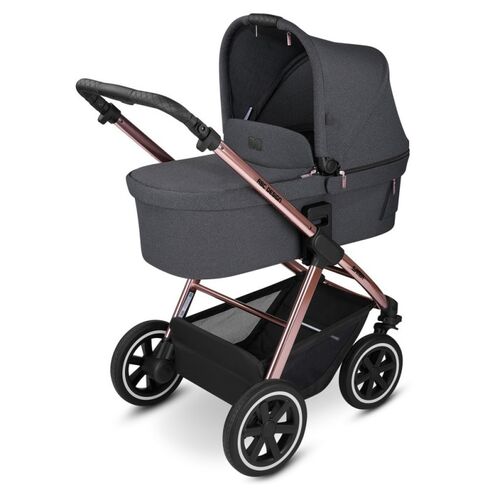 Carucior 2 in 1 Samba Bubble Diamond ABC Design, Culoare: Gri,poza 2