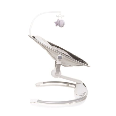 Leagan electric cu melodii si telecomanda 4Baby GRACE Grafit, Culoare: Gri,poza 3