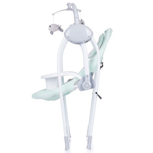 Leagan electric si balansoar Chipolino Nux avocado, Culoare: Verde,poza 4