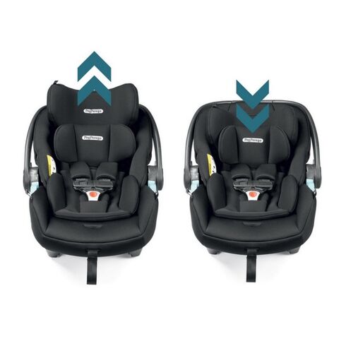 Carucior 3 in 1 Peg Perego Veloce, Lounge, 0 - 22 kg, 500, Negru/Gri, Culoare: Gri/Negru,poza 5