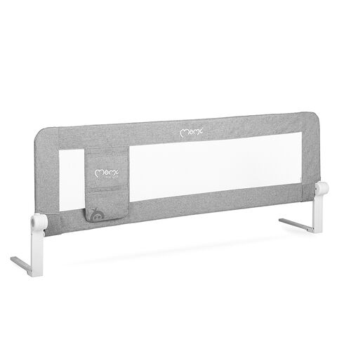 Bariera de siguranta rabatabila pentru pat, Momi Lexi, Light Grey, Culoare: Gri deschis