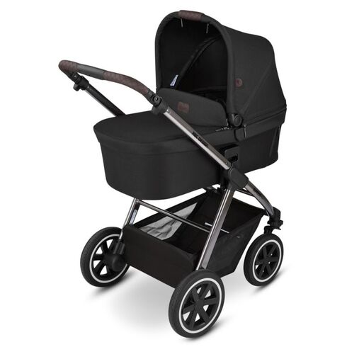 Carucior 2 in 1 Samba Dolphin Diamond ABC Design, Culoare: Negru - poza 4 - ExclusivMAG.ro