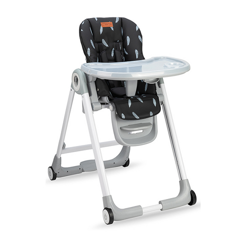 Scaun de masa copii Momi Luxuria, Piele ecologica, Black, Culoare: Negru,poza 2