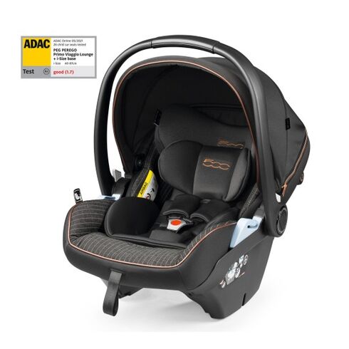 Carucior 3 in 1 Peg Perego Veloce, Lounge, 0 - 22 kg, 500, Negru/Gri, Culoare: Gri/Negru,poza 4