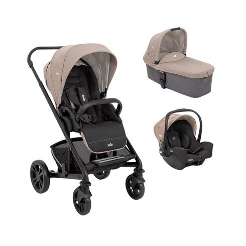 Carucior multifunctional 3 in 1 Joie Chrome Mushroom, Culoare: Crem