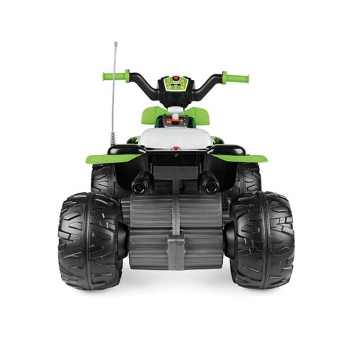 ATV Peg Perego Corral T-Rex, 330W, 12V, 3 ani +, Verde/ Negru, Culoare: Verde, Capacitate acumulator: 12V,poza 5  - ExclusivMAG.ro ATV Peg Perego Corral T-Rex, 330W, 12V, 3 ani +, Verde/ Negru, Culoare: Verde, Capacitate acumulator: 12V,poza 5