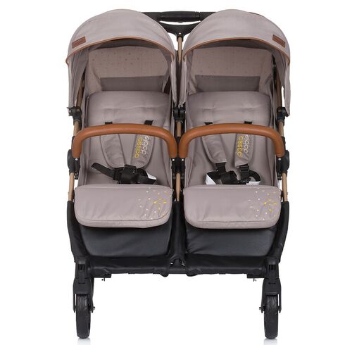 Carucior gemeni Chipolino Passo Doble humus, Culoare: Crem - poza 4 - ExclusivMAG.ro