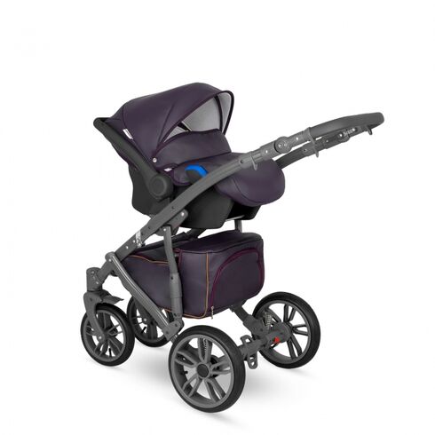 Carucior 3 in 1 Camarelo SIRION ECO 8, Culoare: Mov,poza 4