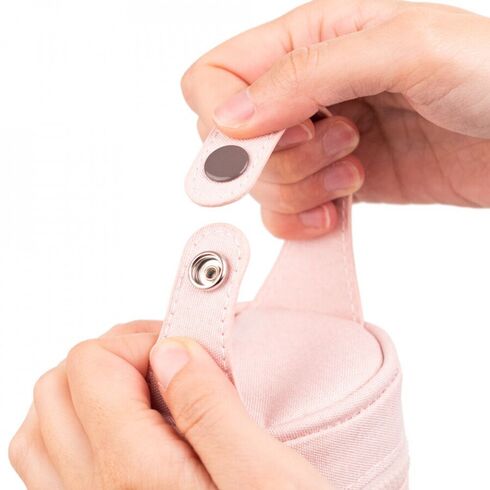 Gentura izoterma Thermibag Terra Leaves 500 ml Miniland, Culoare: Roz, Cantitate: 500ml,poza 3