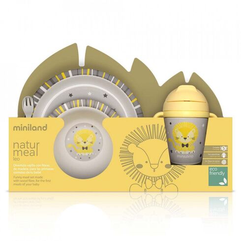 Set picnic Leo Miniland, Culoare: Galben,poza 3