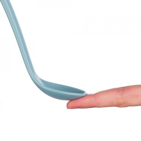 Set tacamuri ergonomice pentru copii Terra Ocean Miniland, Culoare: Turquoise,poza 3  - ExclusivMAG.ro Set tacamuri ergonomice pentru copii Terra Ocean Miniland, Culoare: Turquoise,poza 3