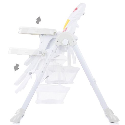 Scaun de masa Chipolino Maxi platinum, Culoare: Alb/Gri,poza 5  - ExclusivMAG.ro Scaun de masa Chipolino Maxi platinum, Culoare: Alb/Gri,poza 5