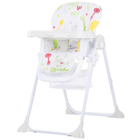 Scaun de masa Chipolino Maxi platinum, Culoare: Alb/Gri