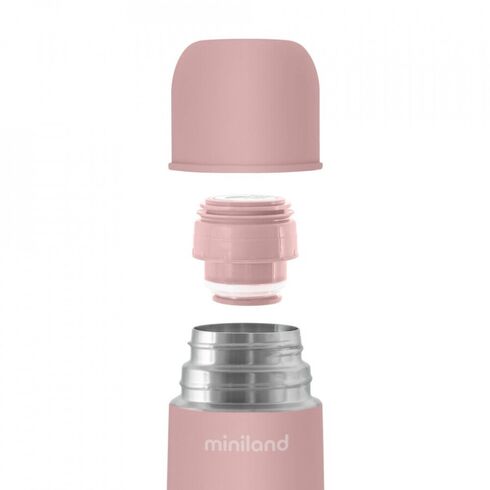 Termos lichide Terra Blush 500 ml Miniland, Culoare: Roz, Cantitate: 500ml,poza 3  - ExclusivMAG.ro Termos lichide Terra Blush 500 ml Miniland, Culoare: Roz, Cantitate: 500ml,poza 3