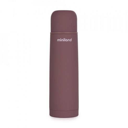 Termos lichide Terra Mauve 500 ml Miniland, Culoare: Visiniu, Cantitate: 500ml