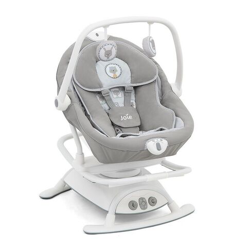 Leagan si balansoar rotativ Joie Sansa 2 in 1 Portrait, Culoare: Gri,poza 2