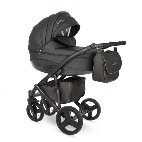 Carucior 3 in 1 Camarelo SIRION ECO 10, Culoare: Negru