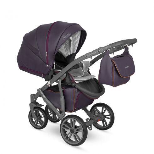 Carucior 3 in 1 Camarelo SIRION ECO 8, Culoare: Mov,poza 3