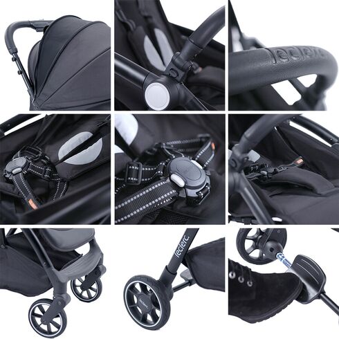 Carucior Leclerc Magic Fold Plus Grey, Culoare: Gri - poza 5 - ExclusivMAG.ro