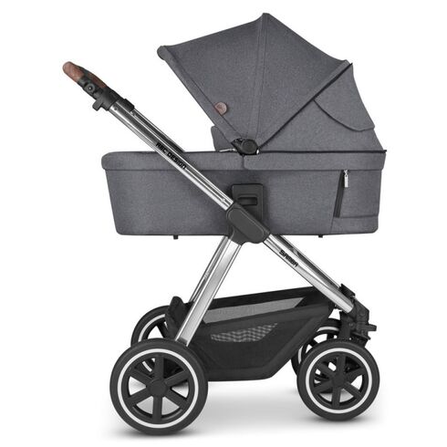 Carucior 2 in 1 Samba Asphalt Diamond ABC Design, Culoare: Gri/Negru,poza 5