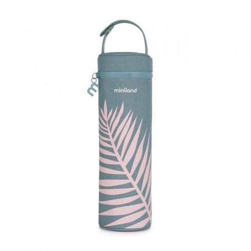 Gentura izoterma Thermibag Terra Palms, Leaves 500 ml, Culoare: Albastru, Cantitate: 500ml