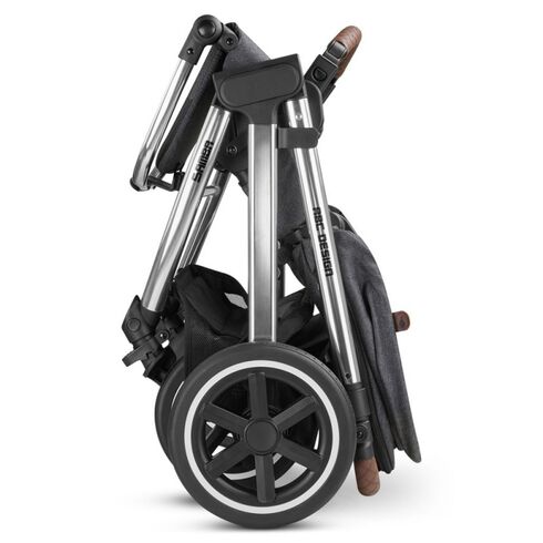 Carucior 2 in 1 Samba Asphalt Diamond ABC Design, Culoare: Gri/Negru,poza 13