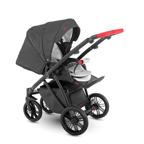 Carucior 3 in 1 Camarelo ZEO 2, Culoare: Gri/Negru,poza 3  - ExclusivMAG.ro Carucior 3 in 1 Camarelo ZEO 2, Culoare: Gri/Negru,poza 3