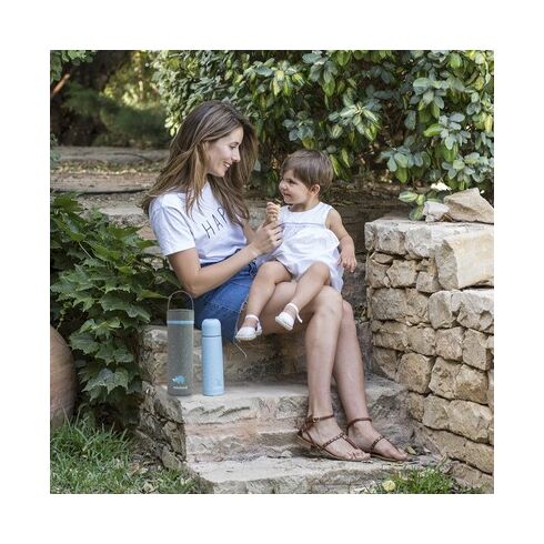 Gentuta Izoterma Thermibag Silky 500 ml Azure Miniland, Culoare: Albastru, Cantitate: 500ml,poza 3