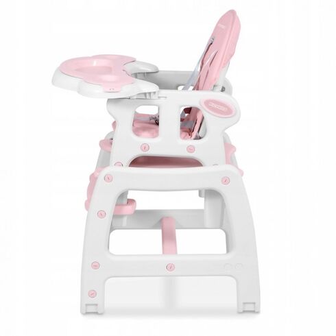 Scaun de masa 5 in 1 Ricokids Sinco - Roz, Culoare: Roz,poza 2  - ExclusivMAG.ro Scaun de masa 5 in 1 Ricokids Sinco - Roz, Culoare: Roz,poza 2