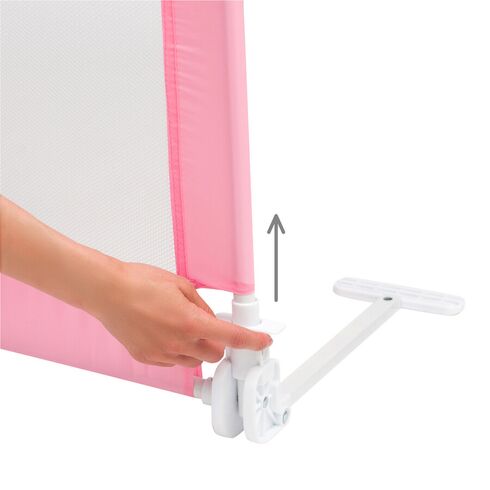 Margine de siguranta pentru pat Juju Safe Sleep, Hunny Bunny, Culoare: Roz,poza 3