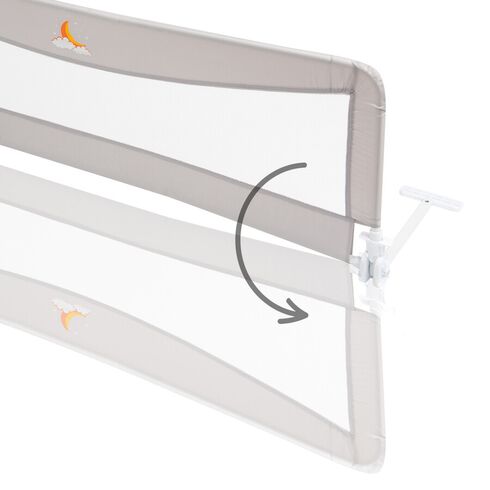 Margine de siguranta pentru pat Juju Safe Sleep, Mini Moon, Culoare: Gri,poza 3