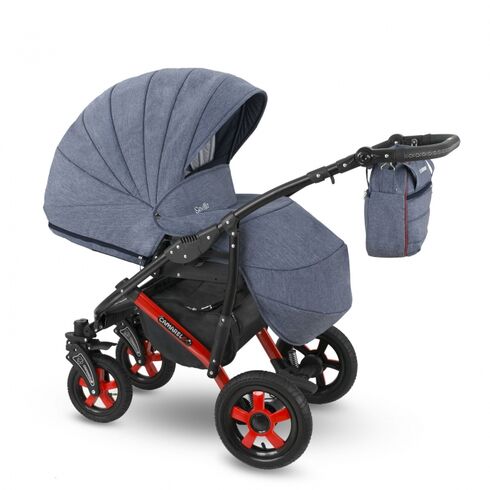 Carucior 3 in 1 Camarelo SEVILLA 06, Culoare: Albastru,poza 2