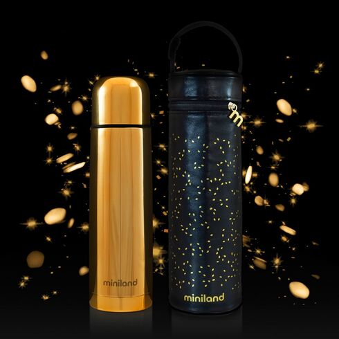 Termos Lichide Deluxe 500 ml Gold Miniland Baby, Culoare: Galben, Cantitate: 500ml - poza 5 - ExclusivMAG.ro