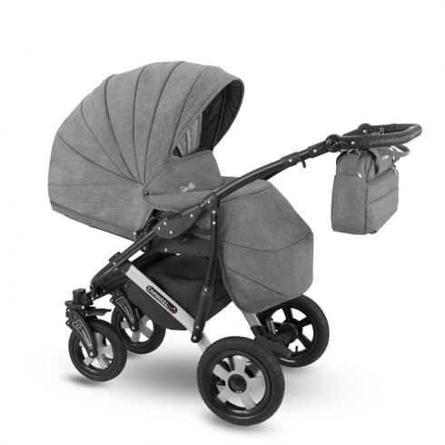 Carucior 3 in 1 Camarelo SEVILLA 08, Culoare: Gri,poza 2  - ExclusivMAG.ro Carucior 3 in 1 Camarelo SEVILLA 08, Culoare: Gri,poza 2