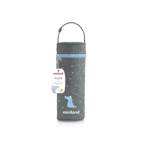 Gentuta Izoterma Thermibag Silky 350 ml Azure Miniland, Culoare: Albastru, Cantitate: 350ml,poza 3