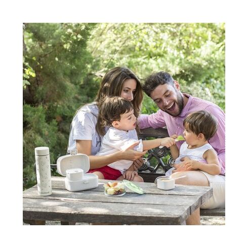 Termos Lichide 450 ml Natur Chip Miniland Baby, Culoare: Verde, Cantitate: 450ml,poza 3