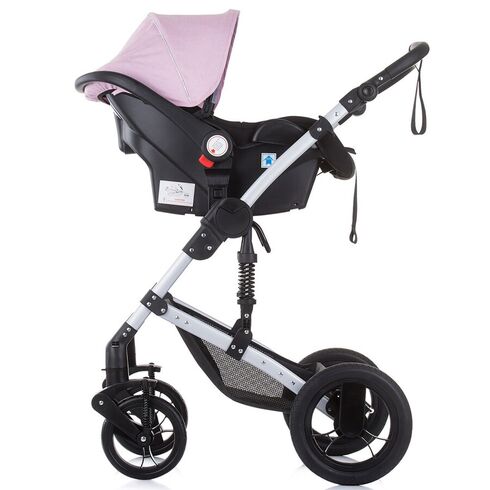 Carucior Chipolino Camea 3 in 1 blush, Culoare: Roz,poza 11