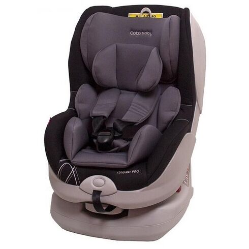 Scaun auto Coto Baby Lunaro PRO ISOFIX 0-18 Kg Grey, Culoare: Gri/Negru, Grupa: 0-18kg (0 luni - 4 ani)  - ExclusivMAG.ro