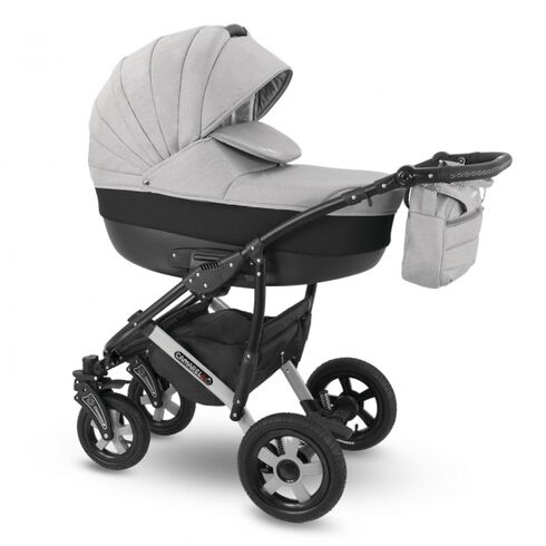 Carucior 3 in 1 Camarelo SEVILLA 10, Culoare: Gri deschis