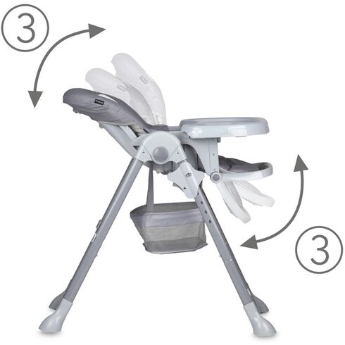 Scaun de masa Kidwell Ami Grey, Culoare: Gri,poza 7