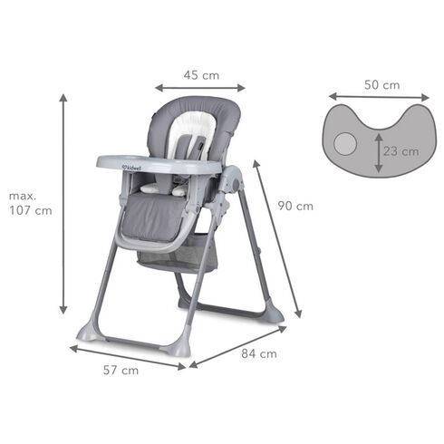 Scaun de masa Kidwell Ami Grey, Culoare: Gri,poza 10