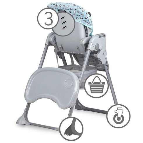 Scaun de masa Kidwell Ami Panda, Culoare: Blue,poza 5