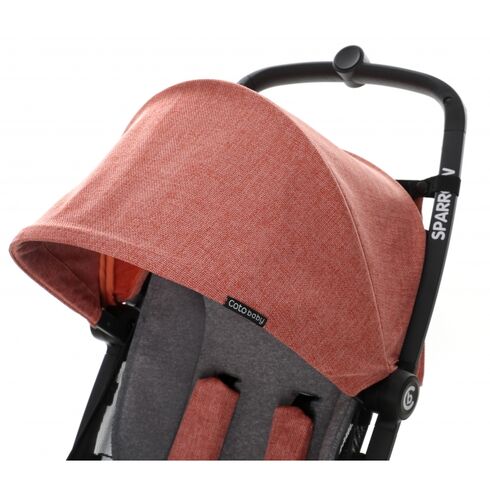 Carucior sport Coto Baby Sparrow Orange, Culoare: Portocaliu,poza 7