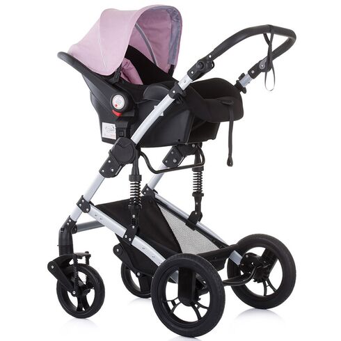 Carucior Chipolino Camea 3 in 1 blush, Culoare: Roz,poza 6