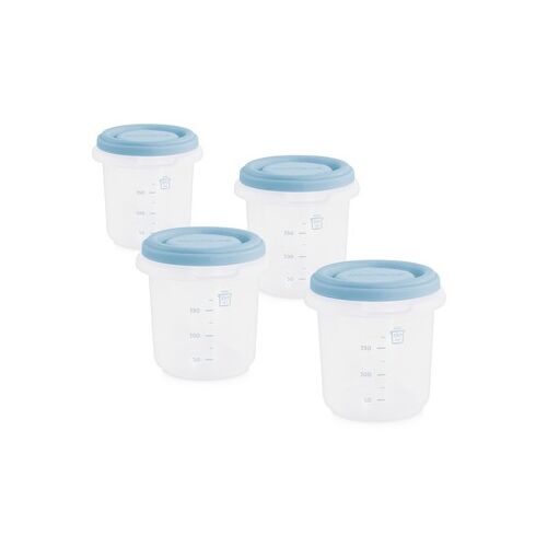 Set 4 Recipiente Plastic 250 ml Azure Miniland, Culoare: Albastru, Cantitate: 250ml,poza 2