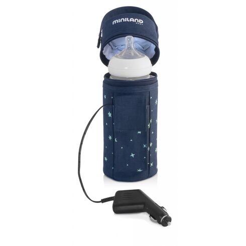 Geanta termica auto Warmy Travel Denim Miniland Baby,poza 2
