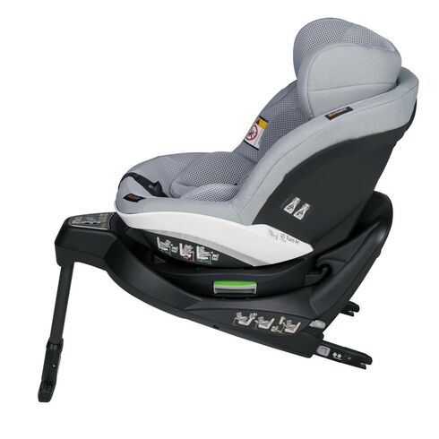 Scaun auto BeSafe iZi Turn M i-Size - Peak Mesh, Culoare: Gri deschis, Grupa: 61-105cm (4luni - 4ani) - poza 5 - ExclusivMAG.ro